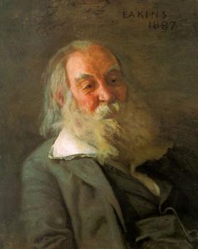 托馬斯 伊肯斯 Portrait of Walt Whitman